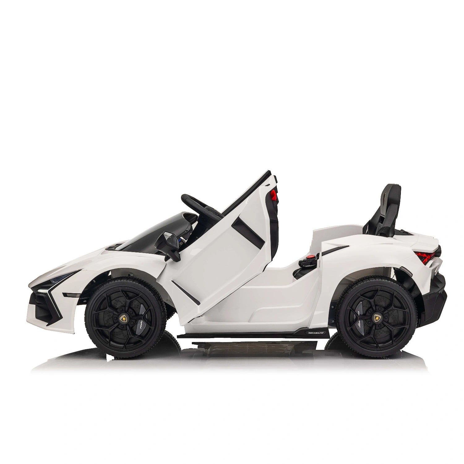 12V Licensed Lamborghini Revuelto Kids Electric Ride-On Car – White