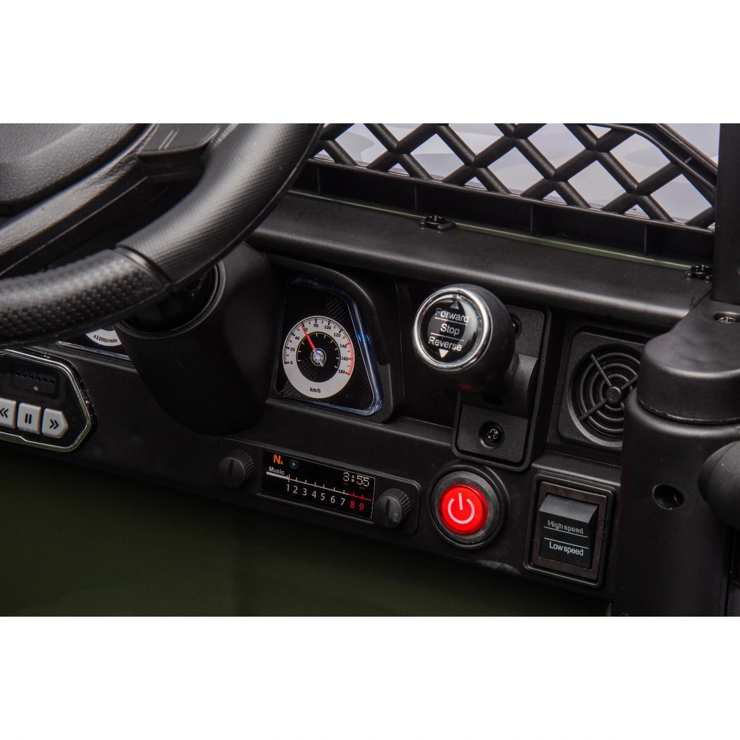 12V Licensed Toyota FJ Cruiser Kids Electric Ride-On Car – Army Green Camouflage Edition