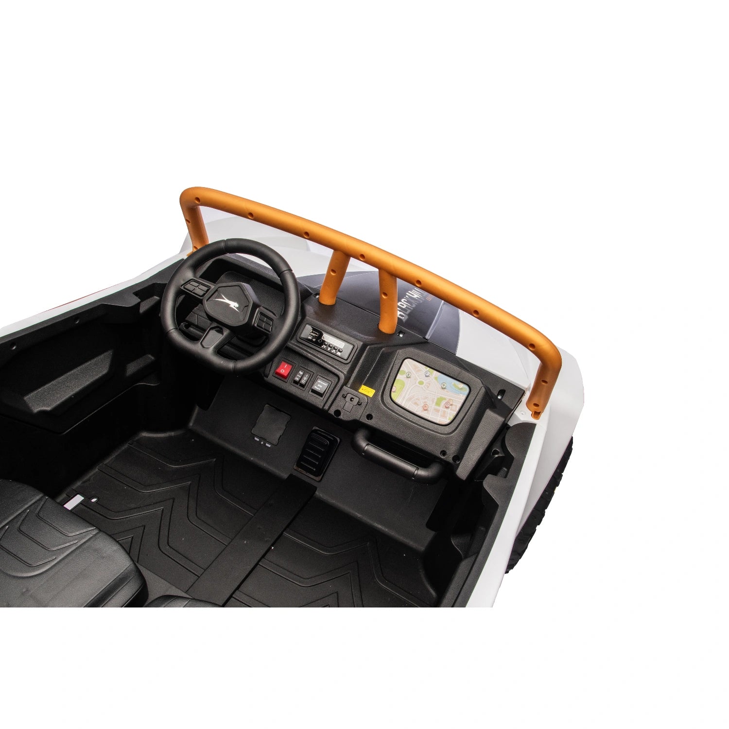 24V Licensed WildCat Arctic Cat Kids Ride-On Buggy – Two Seater Electric Beach Buggy UTV – White