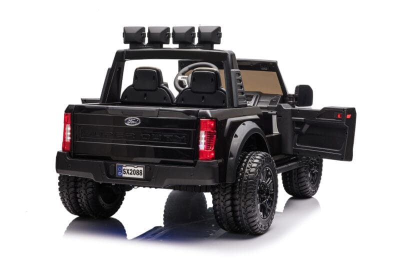 Mc Wholesalers 24V Licensed Ford ride-on car featuring a gear stick and powerful motors