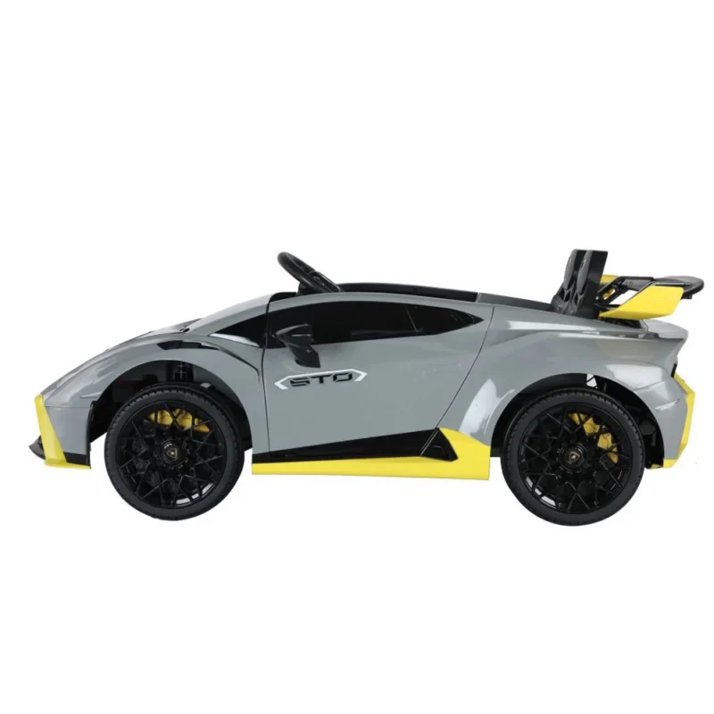 24V - LICENSED LAMBORGHINI STO DRIFT RIDE ON CAR R/C - Grey - Image 6