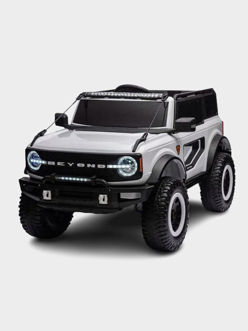 Kids Ride on Jeep Beyond 12V 4x4 UTV With Parental Remote - White